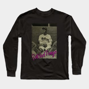 Satchel Paige - Watches His Teammates Practice 1948 Long Sleeve T-Shirt